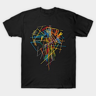 Abstract Futurism Pattern T-Shirt